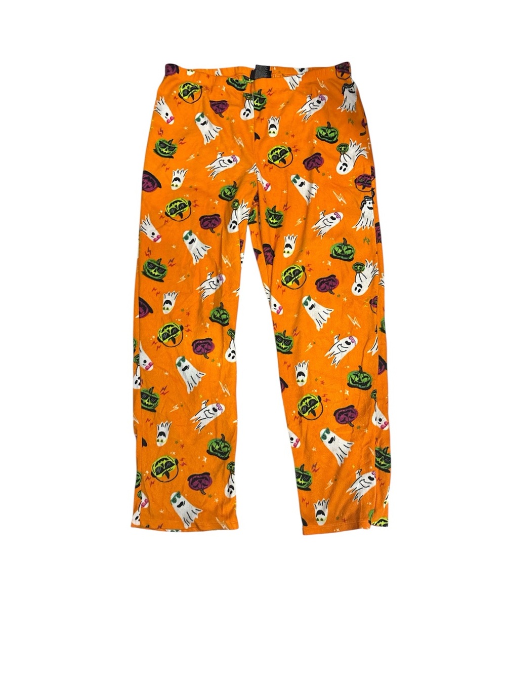 Women’s Orange Halloween Ghost Pajama Pants